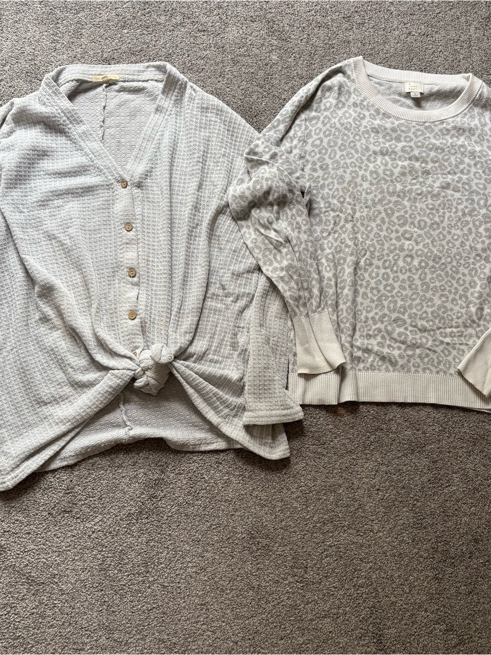 Women’s size large sweaters